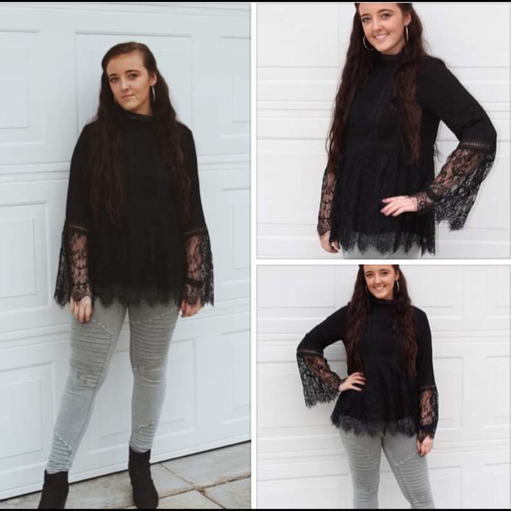 🆕 Long Sleeve Lace Top